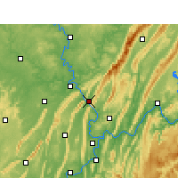 Nearby Forecast Locations - Beibei - Carte
