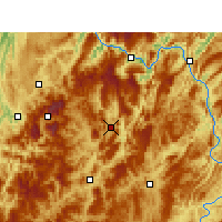 Nearby Forecast Locations - Daozhen - Carte