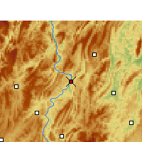 Nearby Forecast Locations - Yanhe - Carte