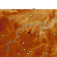 Nearby Forecast Locations - Xifeng/GZH - Carte