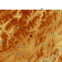 Nearby Forecast Locations - Suiyang - Carte