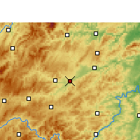 Nearby Forecast Locations - Yuping - Carte