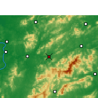 Nearby Forecast Locations - Pingxiang - Carte