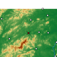 Nearby Forecast Locations - Yichun - Carte