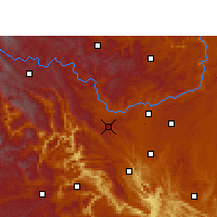 Nearby Forecast Locations -  Liuzhi - Carte