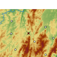 Nearby Forecast Locations - Suining/HUN - Carte