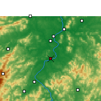 Nearby Forecast Locations - Taihe - Carte