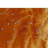 Nearby Forecast Locations - Xian de Longli - Carte