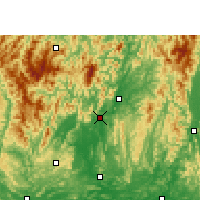 Nearby Forecast Locations - Rongshui - Carte