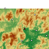 Nearby Forecast Locations - Lechang - Carte