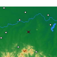 Nearby Forecast Locations - Gushi - Carte