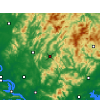 Nearby Forecast Locations - Yingshan/HUB - Carte