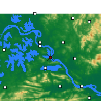 Nearby Forecast Locations - Huangshi - Carte
