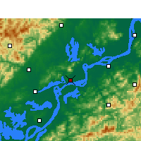 Nearby Forecast Locations - Anqing - Carte