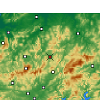 Nearby Forecast Locations - Qingde - Carte