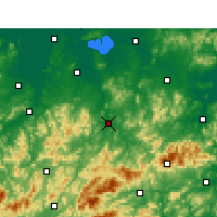 Nearby Forecast Locations - Ningguo - Carte