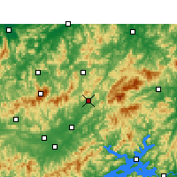 Nearby Forecast Locations - Jixi/ANH - Carte