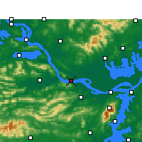 Nearby Forecast Locations - Wuxue - Carte