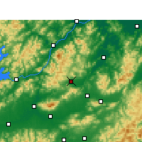 Nearby Forecast Locations - Pujiang/ZHJ - Carte