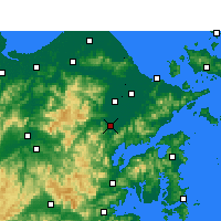 Nearby Forecast Locations - Fenghua - Carte