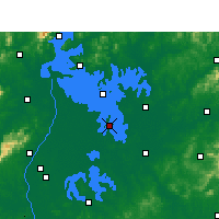 Nearby Forecast Locations - Kangshan - Carte
