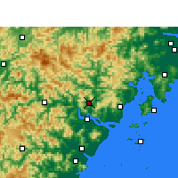 Nearby Forecast Locations - Xian de Yongjia - Carte