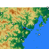 Nearby Forecast Locations - Wenzhou - Carte