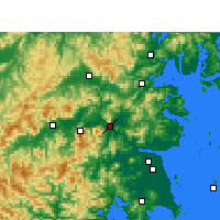 Nearby Forecast Locations - Linhai - Carte