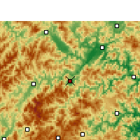 Nearby Forecast Locations - Yunhe - Carte