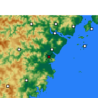 Nearby Forecast Locations - Pingyang - Carte