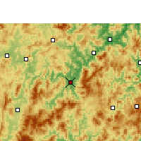 Nearby Forecast Locations - Yong'an - Carte