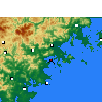 Nearby Forecast Locations - Xiuyugang - Carte