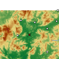 Nearby Forecast Locations - Shaoguan - Carte