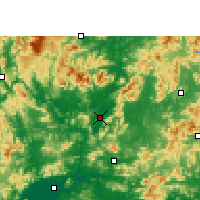 Nearby Forecast Locations - Yingde - Carte