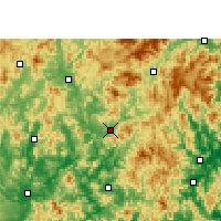 Nearby Forecast Locations - Yongding - Carte