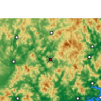 Nearby Forecast Locations - Dapu - Carte