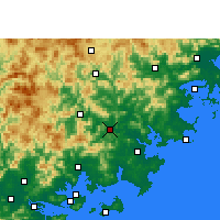 Nearby Forecast Locations - Nan'an - Carte