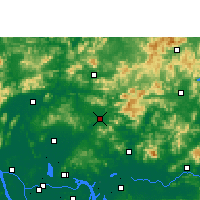 Nearby Forecast Locations - Conghua - Carte