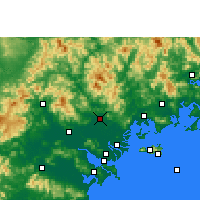 Nearby Forecast Locations - Chaozhou - Carte