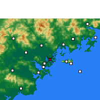 Nearby Forecast Locations - Denghai - Carte