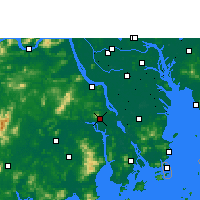 Nearby Forecast Locations - Xinhui - Carte
