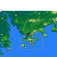 Nearby Forecast Locations - Shenzhen - Carte