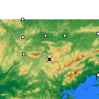Nearby Forecast Locations - Banlan - Carte