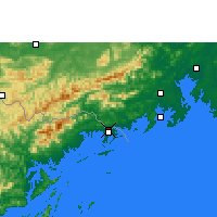 Nearby Forecast Locations - Dongxing - Carte