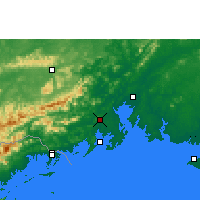 Nearby Forecast Locations - Fangcheng - Carte