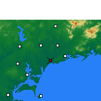 Nearby Forecast Locations - Wuchuan - Carte