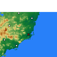 Nearby Forecast Locations - Wanning - Carte