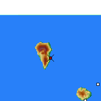 Nearby Forecast Locations - La Palma - Carte