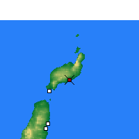 Nearby Forecast Locations - Lanzarote - Carte