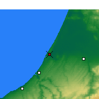 Nearby Forecast Locations - Kénitra - Carte